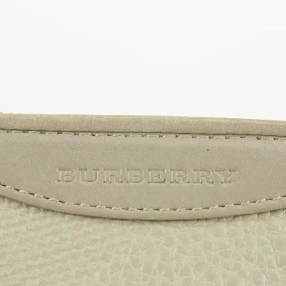 Burberry Ivory Check Embossed Toiletry Cosmetic Pouch 1220b46 - Picture 7 of 12